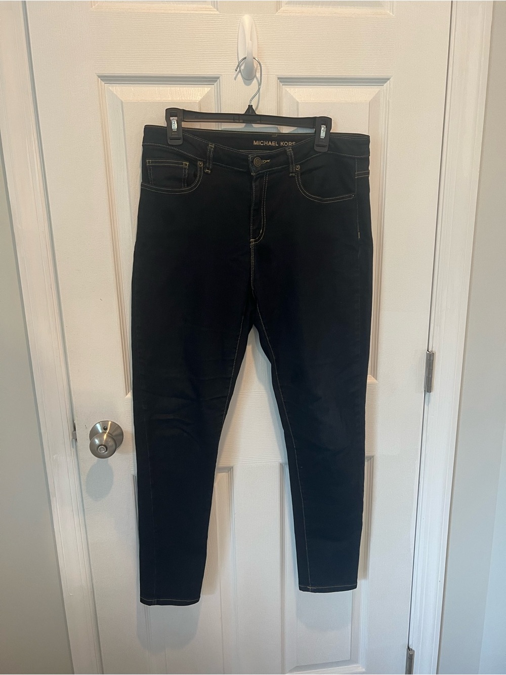 Michael Kors Dark Navy Izzy skinny jeans size 12